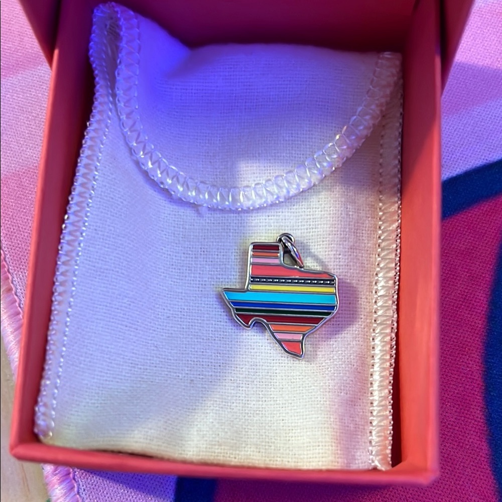 James Avery Enamel Texas Serape Charm